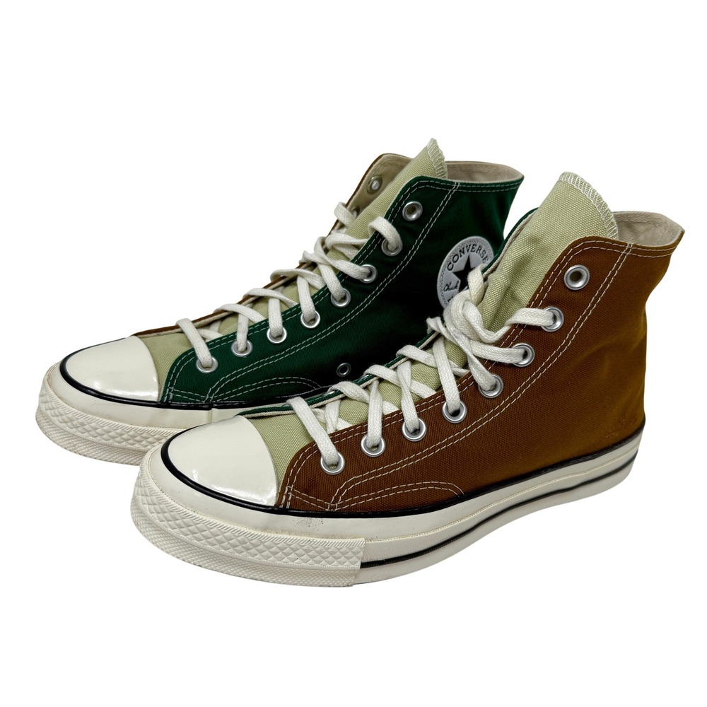 Converse Chuck Taylor All Star 70 High Top Colorblock Brown Green Men's Sz 7